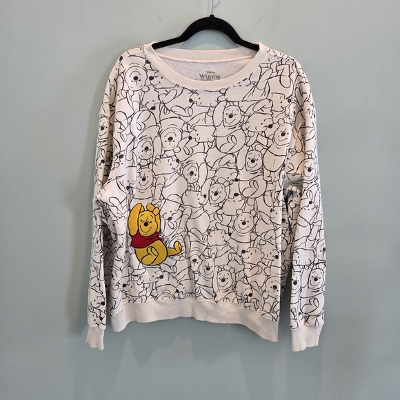 Hybrid Apparel Disney Winnie the Pooh Cream Sweatshirt Size 2X - Picture 2 of 8